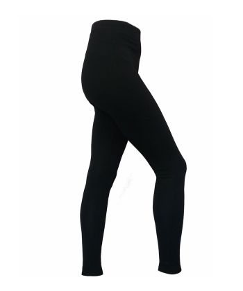 Authentic Klein Hautsympathische Damen Basic-Leggings für Sport- und Freizeit aus Baumwolle in Übergrößen; Große Grßen; Kurze Größen; Lange Größen Schwarz