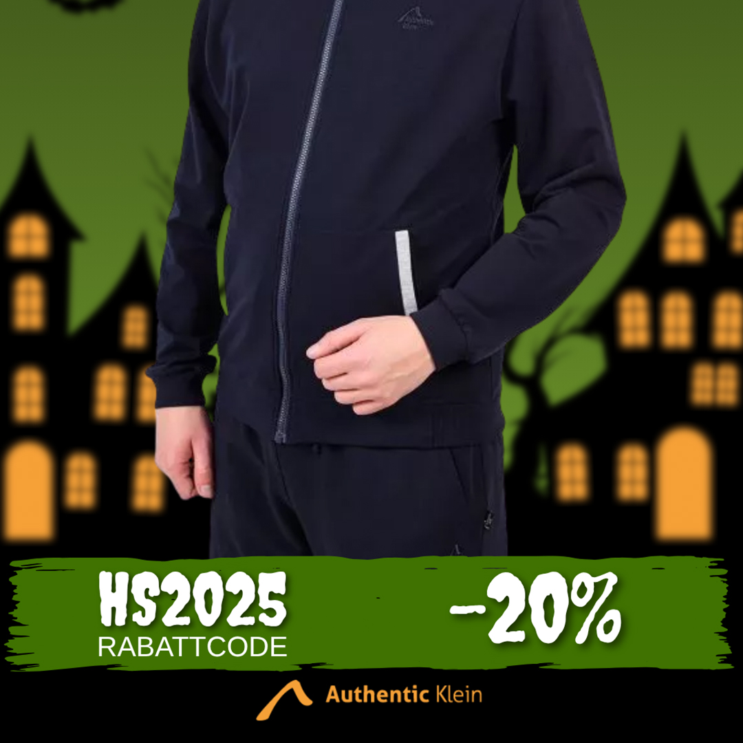 50176 - Herren Sport- und Freizeitanzug Marine/Silbermelange